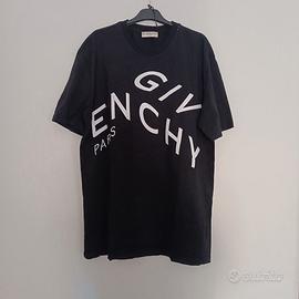 T-shirt uomo nera in cotone di Givenchy