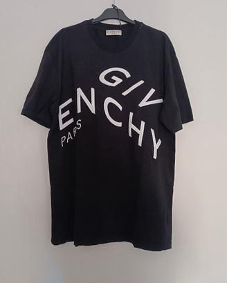 T-shirt uomo nera in cotone di Givenchy