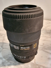 Sigma DG 105 mm F2. 8 Macro EX per Nikon