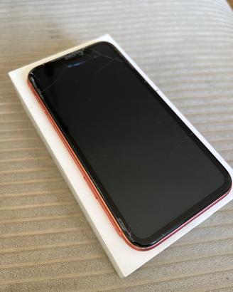 iPhone XR FUNZIONANTE CON SCHERMO ROTTO