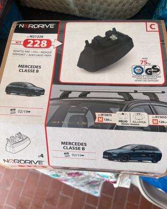 Kit attacchi per barre Nordrive Mercedes classe B