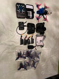 droni fpv, visori, radiocomando e batterie
