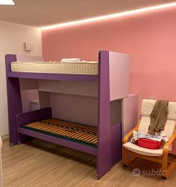LETTO CASTELLO SILOMA+PASSERELLA +DOGHE REGOLABILI