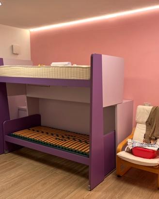 LETTO CASTELLO SILOMA+PASSERELLA +DOGHE REGOLABILI