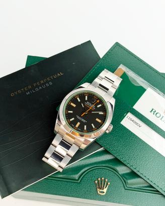 Rolex Milgauss 116400GV, Full set, Si Permute
