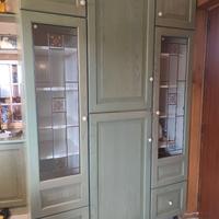 Vetrinetta cucina più scaffale con vano frigo