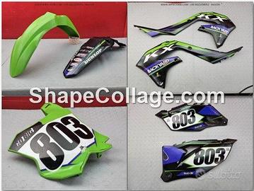 KIT PLASTICHE KAWASAKI KXF 450 2019 2023 KX-F 2020