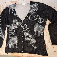 Coppia cardigan e maglia in viscosa taglia M