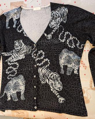 Coppia cardigan e maglia in viscosa taglia M