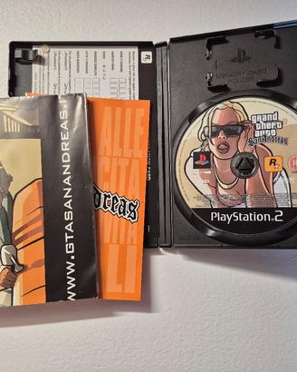 🇮🇹 GTA San Andreas PS2 PAL ITA CIB Da Collezione