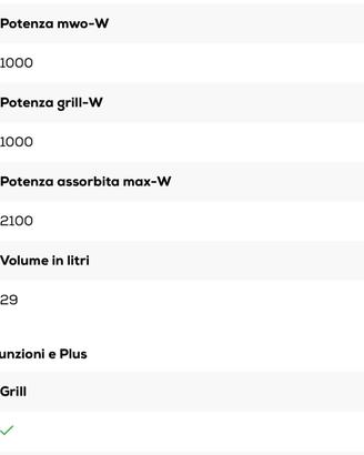 Microonde whirlpool combinato