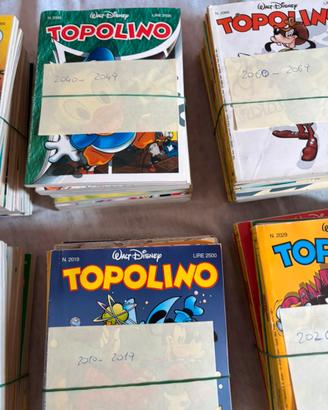 Lotto Fumetti Topolino dal 2001 al 2099
