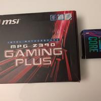 MSI MPG Z390 Gaming Plus + i5-9600K