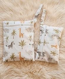 Set Wet Bag impermeabili neonato / mare - Safari S