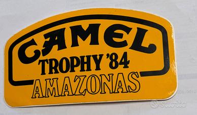 ADESIVO VINTAGE CAMEL TROPHY 84 AMAZONAS ORIGINALE