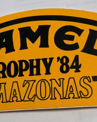 ADESIVO VINTAGE CAMEL TROPHY 84 AMAZONAS ORIGINALE