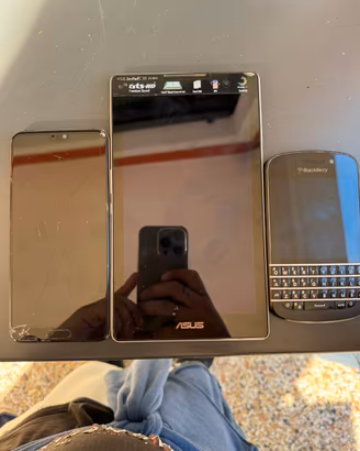 BlackBerry/Telefono Huawei/Tablet Asus