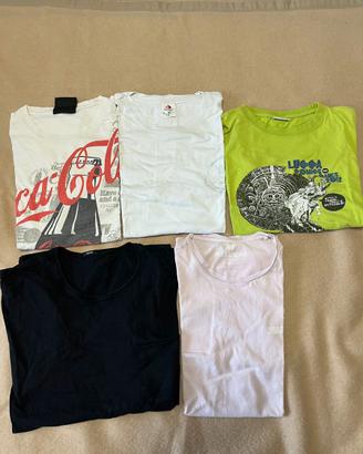 Lotto di 5 maglietta taglia L XL 2