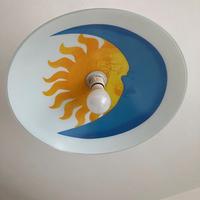 Lampadario con sole e luna