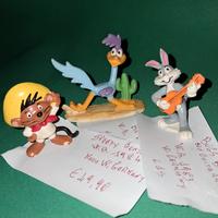 Lotto personaggi Speedy Gonzales &Bugs Bunny 