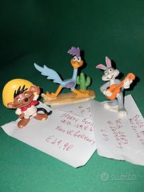 Lotto personaggi Speedy Gonzales &Bugs Bunny 