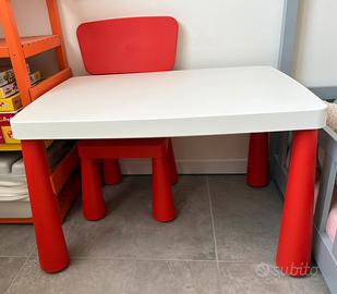 Tavolino e sedia Mammut Ikea