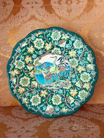 Piatto decorativo Émaux de Longwy aironi, numerato