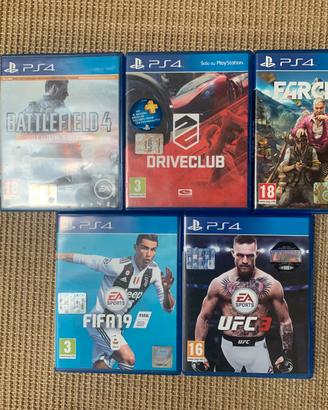 Varii Giochi PS4