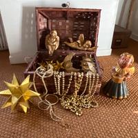 Decorazioni Natale angeli oro