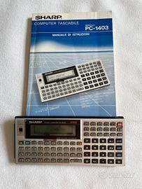 Sharp PC-1403H Pocket Computer 32KB RAM con scatol