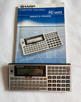 Sharp PC-1403H Pocket Computer 32KB RAM con scatol