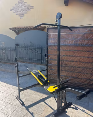 HOME GYM COMPLETA – Panca multifunzione + bilancie