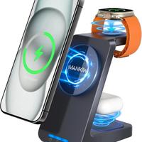 Stazione di ricarica magsafe e wireless 3 in 1