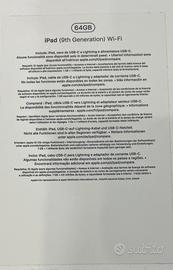 Apple iPad (9ª generazione) Wi-Fi 64 GB