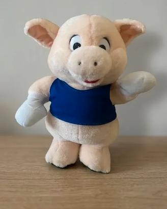 Pupazzo peluche Porcellino Rosa