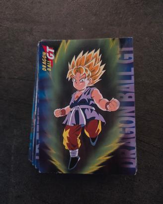 lotto 39 carte dragon ball gt panini