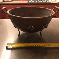 Scolapaste decorativo in rame