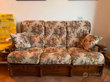 Divano letto stile country vintage 