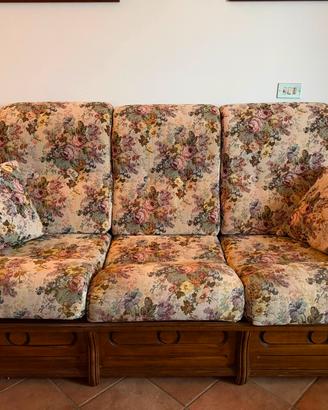 Divano letto stile country vintage 