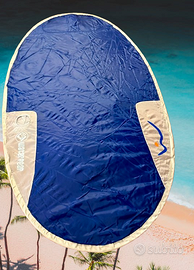 Tappeto da spiaggia pieghevole blu