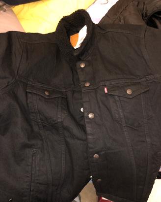 Levi’s Type 3 sherpa Trucker nero