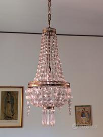 lampadari e applique in vetro anni 50