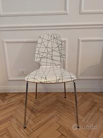 Set di 4 sedie moderne per sala da pranzo