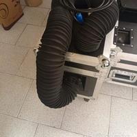 macchina fumo basso DMX fly case 