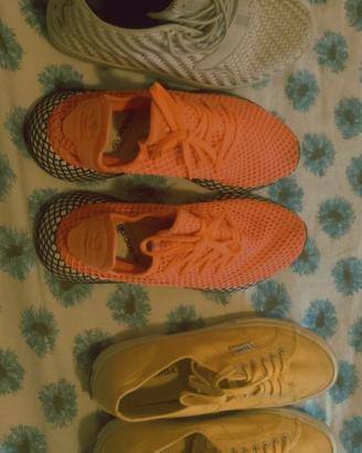 3 paia scarpe nuove jordan adidas superga