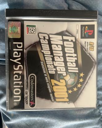 Gioco playstation 1 football manager 2001