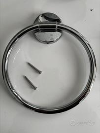 Porta Asciugamani Metallo Cromato