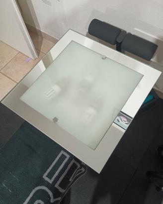 lampadario quadrato in vetro 