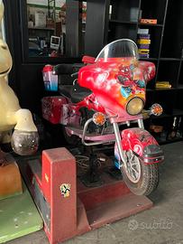 Moto a gettoni vintage Spider-Man Giostra