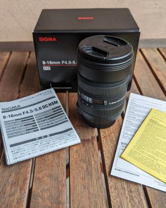 Sigma 8-16 ultra grandangolo per Nikon